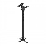 21390-TooQ SOPORTE UNIVERSAL DE TECHO GIRATORIO 360o E INCLINABLE PARA PROYECTOR NEGRO