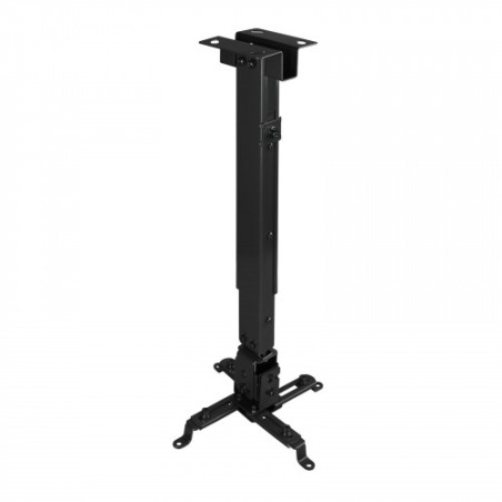 21392-TooQ SOPORTE UNIVERSAL INCLINABLE DE TECHO PARA PROYECTOR NEGRO
