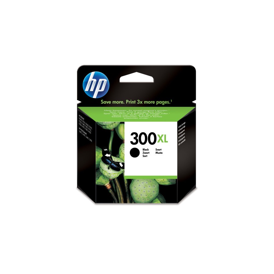 HP Cartucho de tinta original 300XL de alta capacidad negro