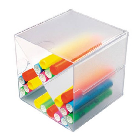 2144-ORGANIZADOR MODULAR CON DIVISOR EN ASPA TRANSPARENTE DEFLECTO 350201