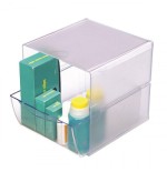 2145-ORGANIZADOR MODULAR CON UN CAJON DE 16,5X14,5X7 CM TRANSPARENTE DEFLECTO 350801
