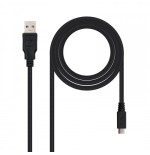 21481-Nanocable CABLE USB 2.0, TIPO A/M-MICRO USB B/M, 0.8 M