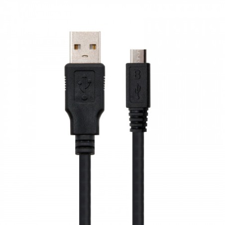 21482-Nanocable CABLE USB 2.0, TIPO A/M-MICRO USB B/M, 0.8 M