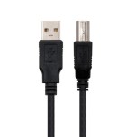21497-Nanocable CABLE USB 2.0 IMPRESORA, TIPO A/M-B/M, NEGRO, 1.8 M