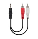 21502-Nanocable CABLE AUDIO ESTEREO 3.5/M-2xRCA/M 1.5 M