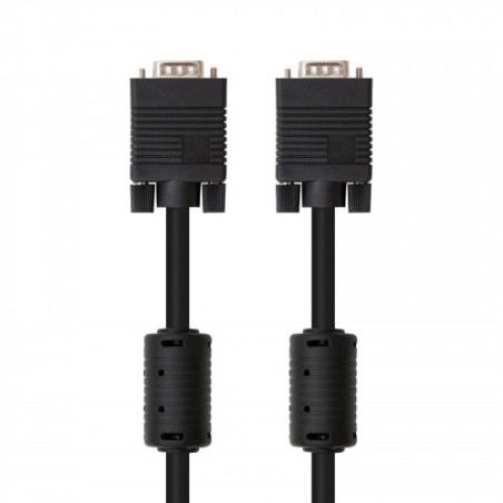 21513-Nanocable CABLE SVGA CON FERRITA HDB15/M-HDB15/M 1.8 M