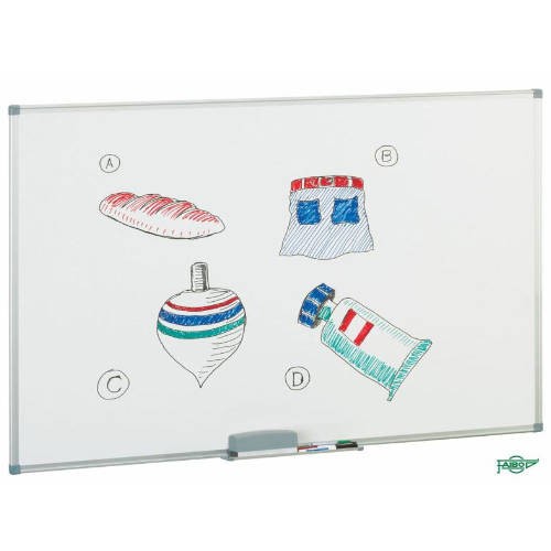 2152-PIZARRA BLANCA 45X60 CM. SUPERFICIE MELAMINADA FAIBO 800-1