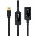 Nanocable 10.01.0213 cable USB 15 m 2.0 USB A Negro