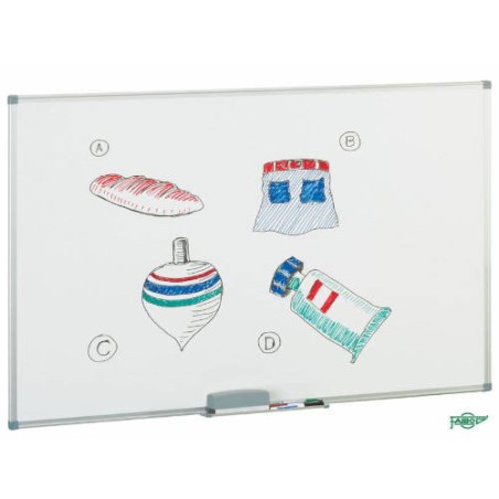 2154-PIZARRA BLANCA 90X120 CM. SUPERFICIE MELAMINADA FAIBO 800-11T