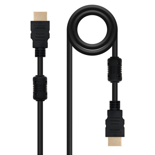 NANOCABLE CABLE HDMI V1.4 (ALTA VELOCIDAD / HEC) CON FERRITA, A/M-A/M, 3.0 M (10.15.1803)