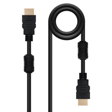NANOCABLE CABLE HDMI V1.4 (ALTA VELOCIDAD / HEC) CON FERRITA, A/M-A/M, 3.0 M (10.15.1803)