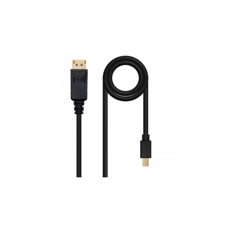 21552-Nanocable DisplayPort, 2m Mini DisplayPort Negro