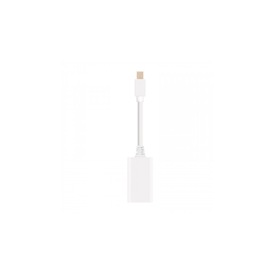 21558-Nanocable CONVERSOR MINI DP A HDMI MINI DP/M-HDMI/H BLANCO 15 CM