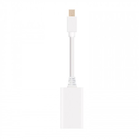 21558-Nanocable CONVERSOR MINI DP A HDMI MINI DP/M-HDMI/H BLANCO 15 CM