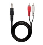 21584-NANOCABLE CABLE AUDIO ESTEREO, 3.5/M-2XRCA/M, 10 M (10.24.0310)