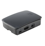 21604-RASPBERRY CAJA PARA RASPBERRY OFICIAL PI 3,  NEGRO, GRIS (9098138)