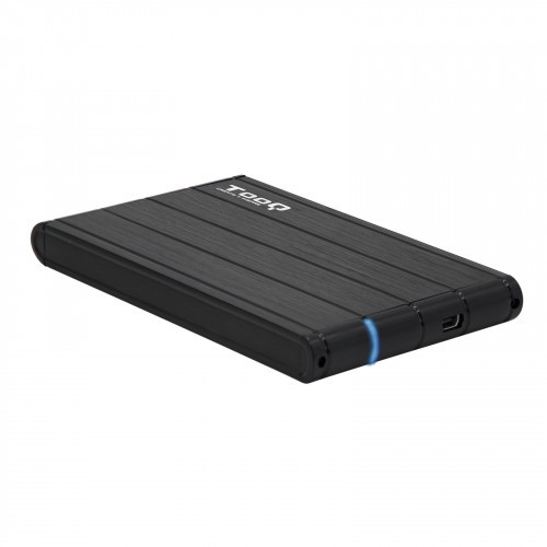 21607-TooQ CAJA HDD 2.5" SATA A USB 2.0/USB 3.0 NEGRA