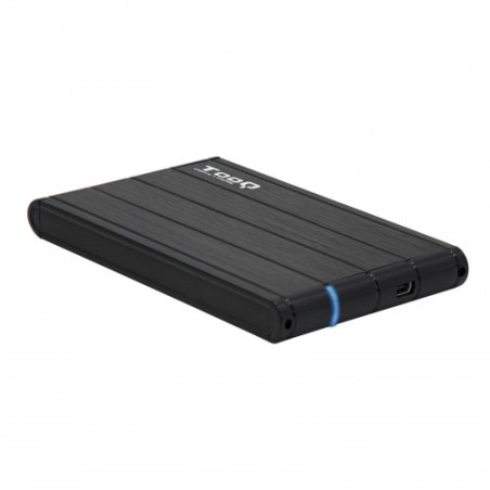 21607-TooQ CAJA HDD 2.5" SATA A USB 2.0/USB 3.0 NEGRA