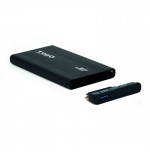 21626-TooQ TQE-2524B caja para disco duro externo 2.5" Caja de disco duro (HDD) Negro