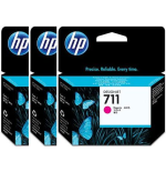 21675-HP 711 PACK 3 CARTUCHOSS DE TINTA HP711 MAGENTA (CZ135A)