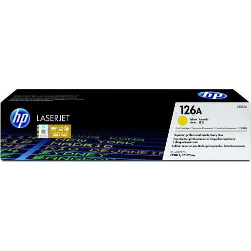 HP 126A TONER HP126A AMARILLO (CE312A)