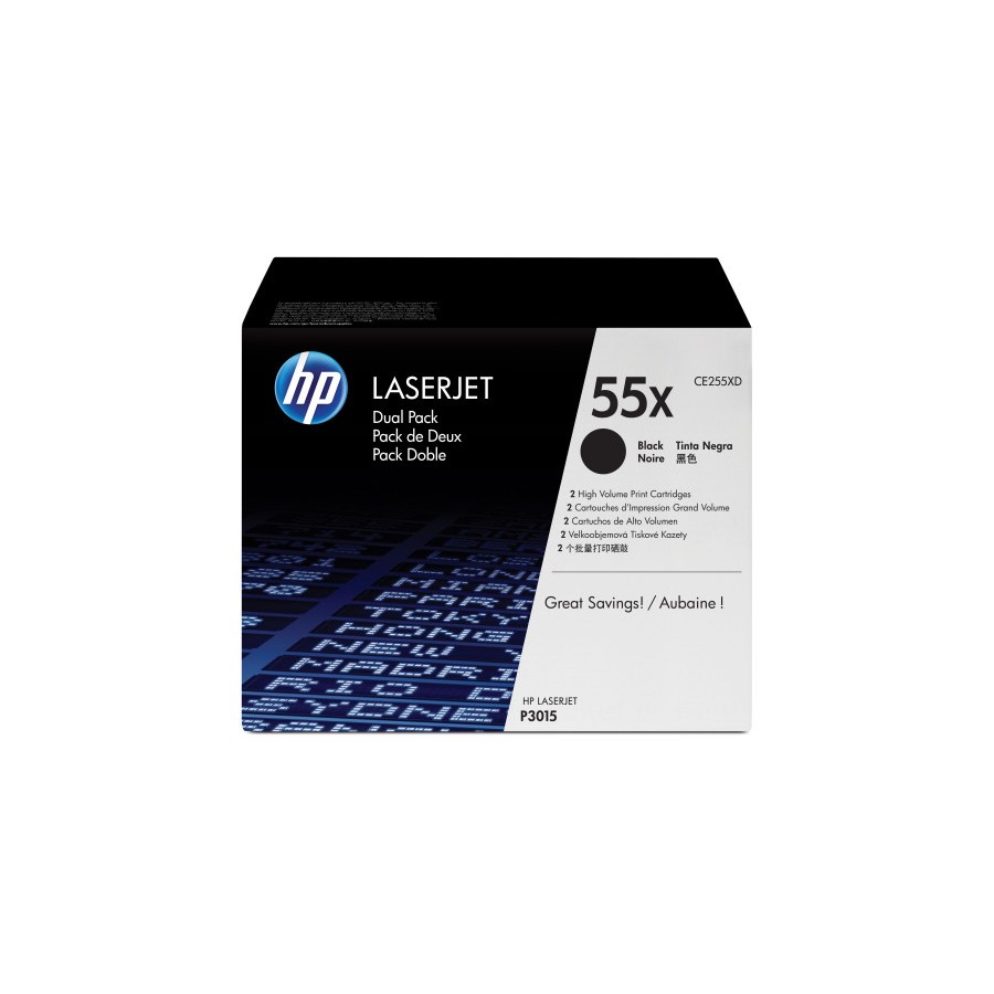 HP 55X TONER HP55X NEGRO (CE255XD)