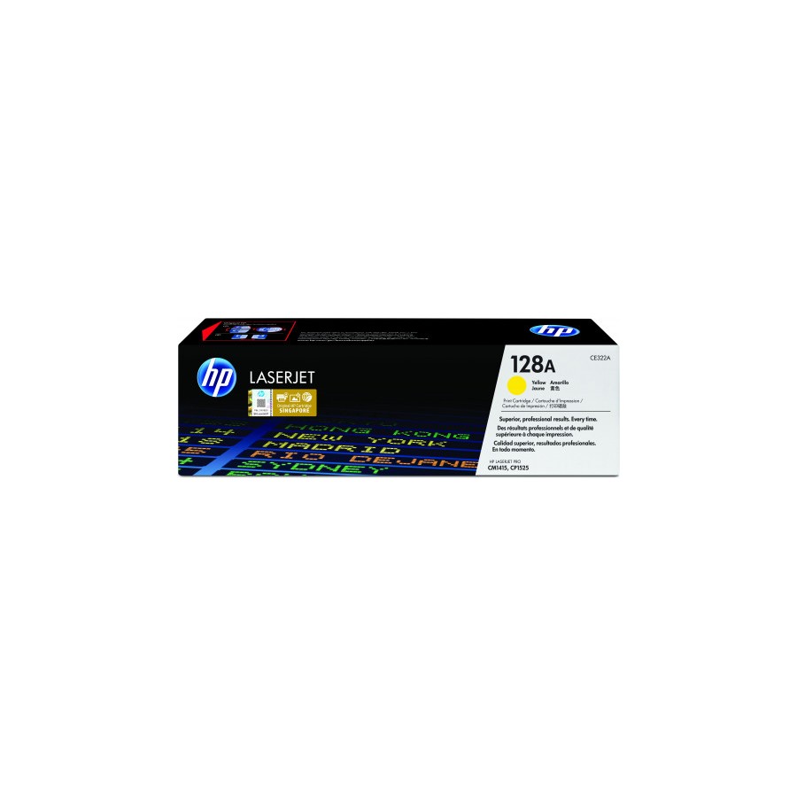 21786-HP 128A TONER HP128A AMARILLO (CE322A)