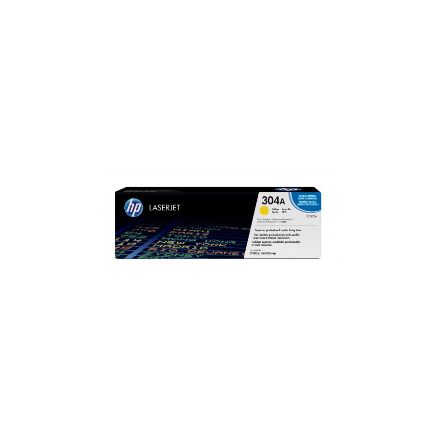 21802-HP 304A TONER HP304A AMARILLO (CC532A)