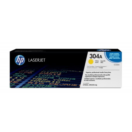 21802-HP 304A TONER HP304A AMARILLO (CC532A)
