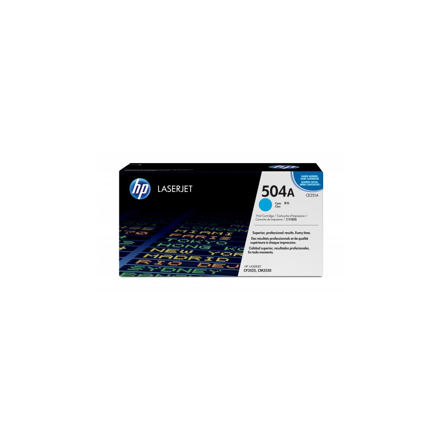 HP 504A TONER HP504A CIAN (CE251A)
