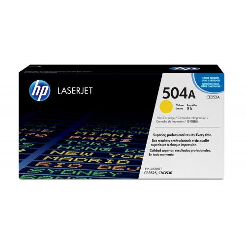 21853-HP 504A TONER HP504A AMARILLO (CE252A)