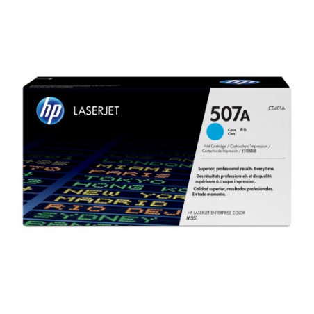21855-HP 507A TONER HP507A CIAN (CE401A)