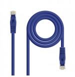 2187-Nanocable Cable de red latiguillo RJ45 LSZH Cat.6A UTP AWG24, Azul, 2.0m
