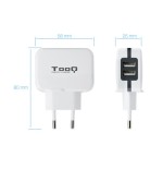21884-TOOQ / CARGADOR PARED USB / BLANCO / TQWC-1S02WT