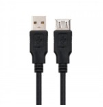 21890-Nanocable CABLE USB 2.0, TIPO A/M-A/H, NEGRO, 3.0 M