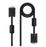21891-Nanocable CABLE SVGA CON FERRITA HDB15/M-HDB15/M 3.0 M