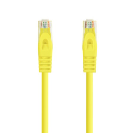 2192-Nanocable Cable de red latiguillo RJ45 LSZH Cat.6A UTP AWG24, Amarillo, 2.0m