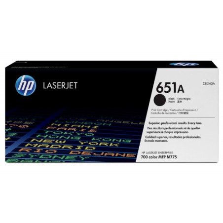21938-HP 651A TONER HP651A NEGRO (CE340A)