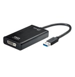 j5create JUA330U adaptador de cable USB 3.0 HDMI Negro