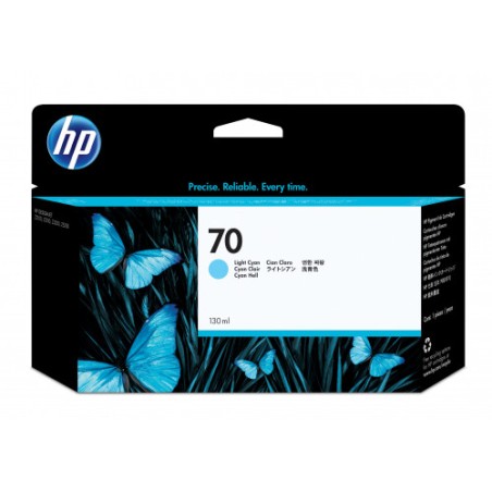21992-HP Cartucho de tinta 70 cian claro de 130 ml