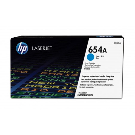 22044-HP 654A TONER HP654A CIAN (CF331A)