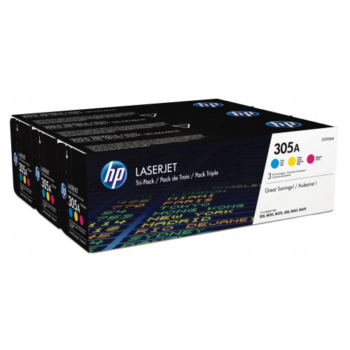 22050-HP 305A TONER HP305A TRICOLOR (CF370AM)