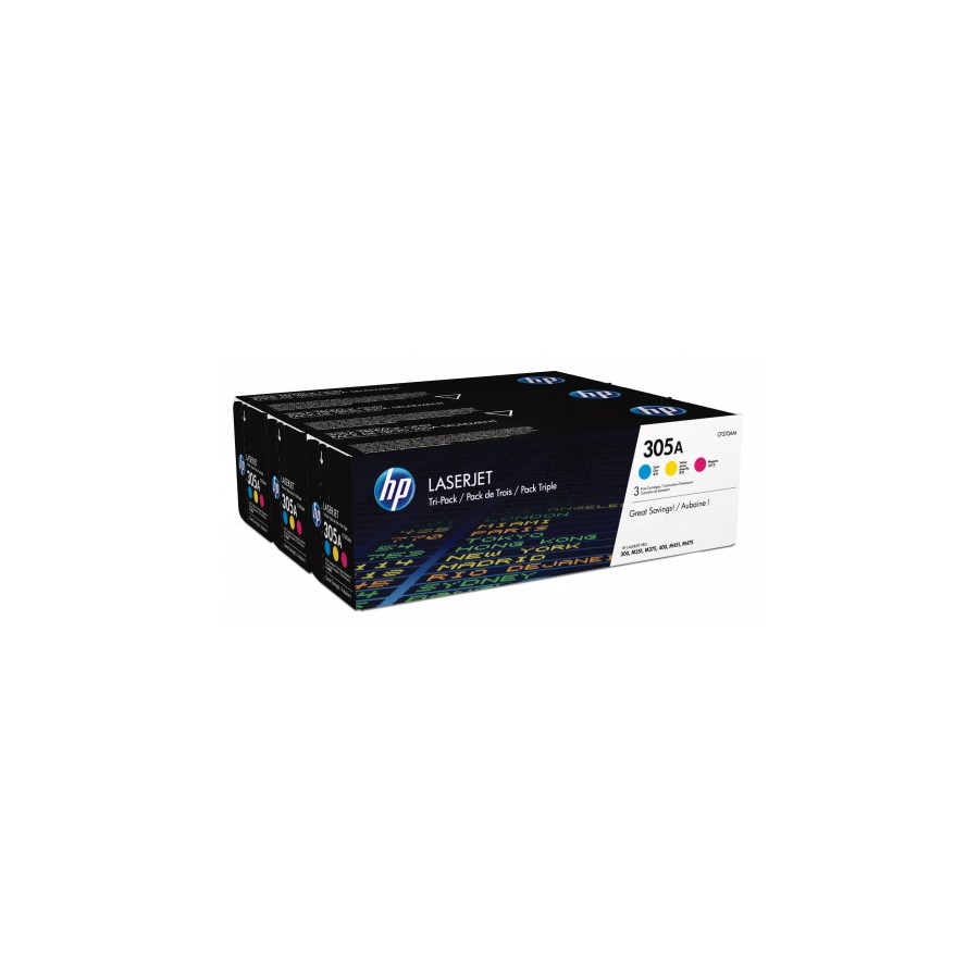 22050-HP 305A TONER HP305A TRICOLOR (CF370AM)