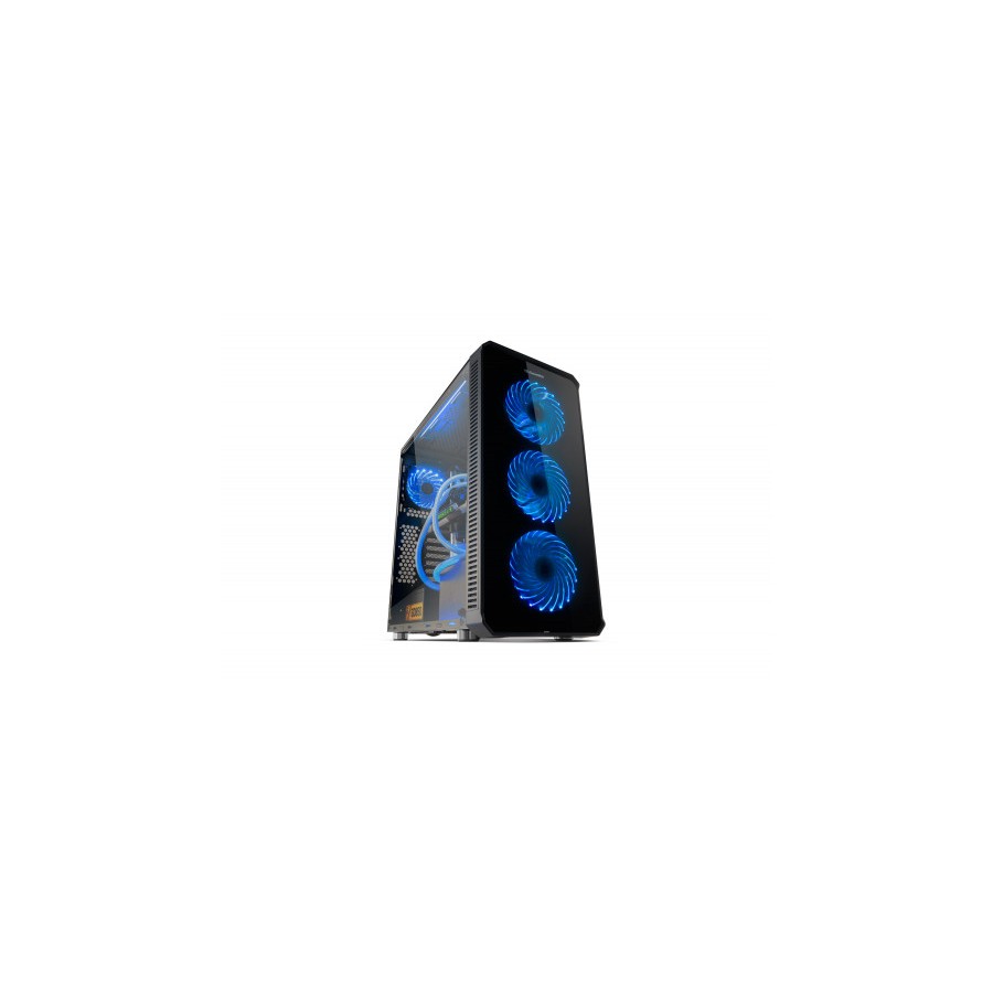 22117-NOX CAJA ATX HUMMER TGX. TORRE. CRISTAL TEMPLADO LATERALES Y FRONTAL. ILUMINACION RGB. USB 3.0