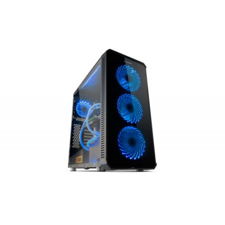 22117-NOX CAJA ATX HUMMER TGX. TORRE. CRISTAL TEMPLADO LATERALES Y FRONTAL. ILUMINACION RGB. USB 3.0
