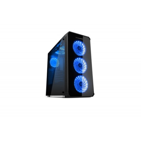 22118-NOX CAJA ATX HUMMER TGX. TORRE. CRISTAL TEMPLADO LATERALES Y FRONTAL. ILUMINACION RGB. USB 3.0
