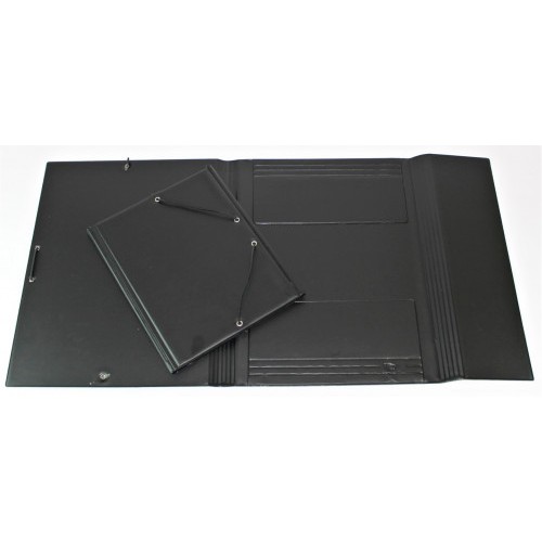 2214-CARPETA FORMATO FOLIO GOMAS Y SOPALAS PVC NEGRA IBERPLAS 343CS00