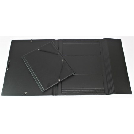 2214-CARPETA FORMATO FOLIO GOMAS Y SOPALAS PVC NEGRA IBERPLAS 343CS00