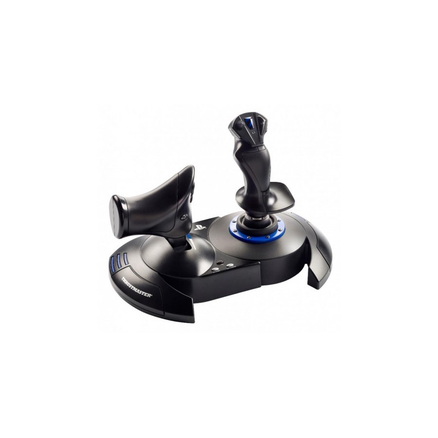 22157-Thrustmaster T.Flight Hotas 4 Palanca de mando PC,PlayStation 4 Digital USB 2.0 Negro, Azul
