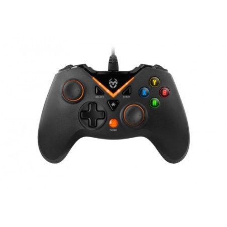 22176-NOX NXKROMKEY mando y volante Gamepad Android,PC,Playstation 3 Analogico USB Negro
